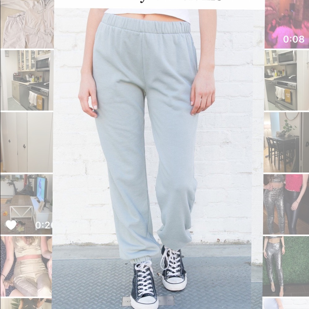 NWOT Brandy melville Rosa jogger / sweatpants